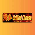 Grilled Cheese Bumper Sticker OR Magnet | Funny Sticker | Unhinged Gen Z Sticker | 8.5" x 2.5" Premium Weather-proof Vinyl