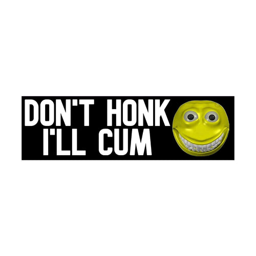 Cursed Emoji Bundle | Bumper Sticker OR Magnet | Funny Stickers | Unhinged Gen Z Stickers | 8.5" x 2.5" Weather-proof Vinyl