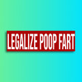 Legalize Poop Fart Bumper Sticker | Meme Sticker | Laptop Sticker | 8.5" x 2.5" Premium Weather-proof Vinyl