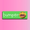 Bumper- Cursed Emoji Bumper Sticker | Funny Sticker | Meme Sticker | Laptop Sticker | 8.5" x 2.5" Premium Weather-proof Vinyl