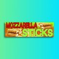Mozzarella Sticks Bumper Sticker OR Magnet | Meme Sticker | Unhinged Gen Z Sticker | 8.5" x 2.5" Premium Weather-proof Vinyl