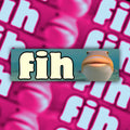 Fih Bumper Sticker OR Magnet | Unhinged Silly Sticker | Funny Gen Z Decal | Fish Meme | 8.5" x 2.5" Premium Weather-proof Vinyl